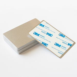 Xinrunjin แผ่นโลหะกาวหลายสี86X54มม. คุณภาพสูงออกแบบได้ตามต้องการ - Product Image 6