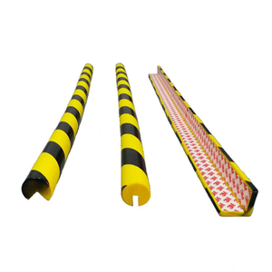 Tira de Espuma de PU Autoadhesiva Amarilla y Negra de 150 cm en Forma de L, Protector de Esquinas Anticolisión para Seguridad - Product Image 4