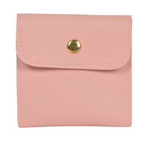 Pochette en velours personnalisée pour bijoux, bracelet, breloque, avec bouton-pression, format enveloppe, emballage multi-tailles sur mesure