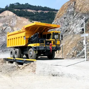 खनन ट्रक के लिए औद्योगिक डिजिटल ऑनबोर्ड वेइंग ट्रक वेटब्रिज 150 टन