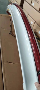 LUMA <b>Accessories</b> for 2010-2024 5th Gen White Rear Roof Spoiler Wing With LED <b>Lights</b> - Product Image 3