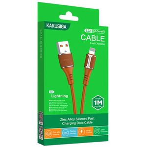 Kakusiga <b>Charging</b> <b>Cable</b> 1m 3.2a Brown Data Sync - Product Image 3