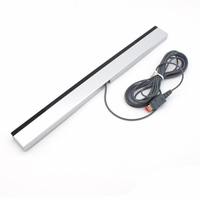 Barre de capteur/récepteur de signal infrarouge filaire en plastique gris argenté de haute qualité pour capteurs de mouvement de télécommande Wii – Direct Usine