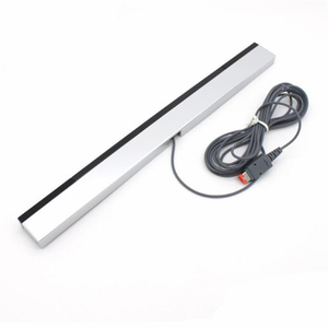 Barre de <span class=keywords><strong>capteur</strong></span>/récepteur de signal infrarouge filaire en plastique gris argenté de haute qualité pour capteurs de mouvement de télécommande <span class=keywords><strong>Wii</strong></span> – Direct Usine - Product Image 3