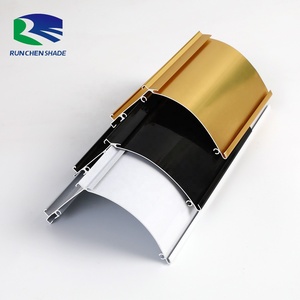 سوق جنوب اسيا قضبان كاسيت دي مسحوق الألومنيوم طلاء Perfil De fintana Zebra الستائر السفلية - Product Image 4