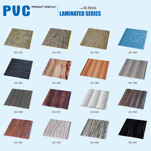 Thân thiện với môi cán Trần Bảng điều khiển gạch không thấm nước chống cháy trang trí trong nhà PVC gỗ Trần - Product Image 6