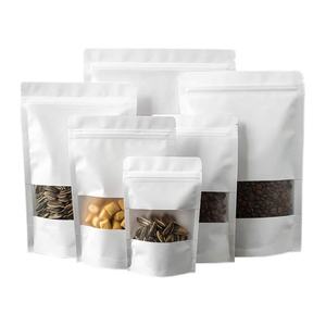 Bolsa de Papel Kraft Reciclable de Grado Alimenticio con Cierre Ziplock para Nueces, Café y Snacks, Bolsa Marrón Económica Doypack de Papel Kraft con Ventana - Product Image 5