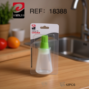 MNJ Cooking Oil Bottle Brush Transparent Single Absorption Kitchen Gadget 12Pcs Pack - Product Image 2