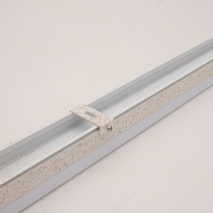 Profilé en T en aluminium 6063-T6, surface anodisée, étanche, dimmable, bande lumineuse pour armoire, montage mural, design invisible - Product Image 1