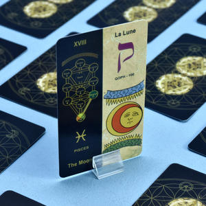 JG热销风格工厂印刷塔罗牌标志扑克牌边缘带指南 - Product Image 4