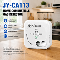 Détecteur de gaz intelligent CAATM JY-CA113 pour maison connectée, capteur de propane GPL avec avertissement sonore et lumineux, boîtier ABS ignifuge