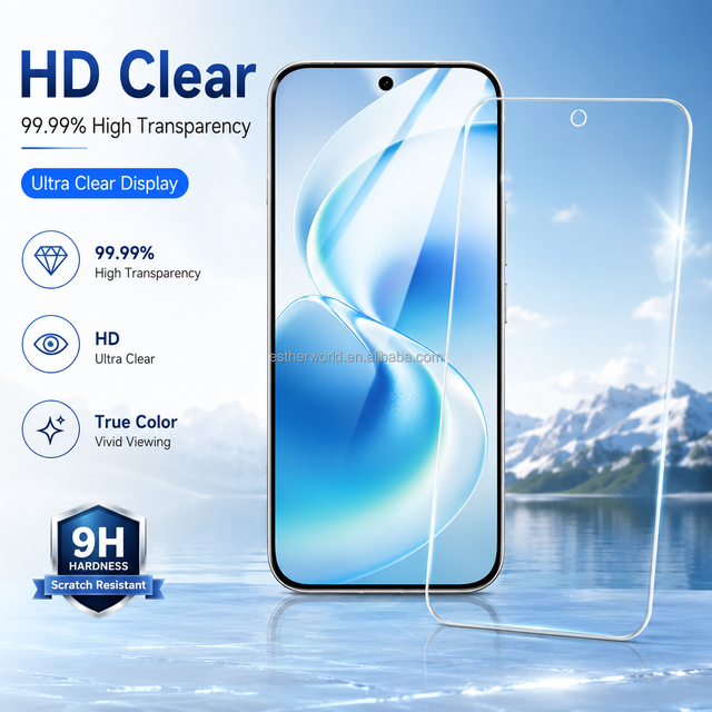 9H Japan AGC Tempered Glass Screen Protector for Vivo Mobile Phone Grade AAA HD Clear Anti-Fingerprint Scratch Resistant