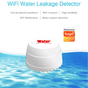 เครื่องตรวจจับน้ำรั่วอัจฉริยะสำหรับบ้านอัจฉริยะ Tuya Wifi ใช้ร่วมกับตัวควบคุมวาล์วอัจฉริยะ Tuya Wifi - Product Image 4