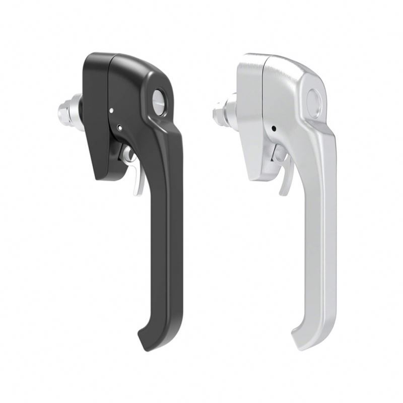 Link- Heavy Duty Industry Cabinet Door Padlockable Compact Defeater Handle Quarter Turn L Swing Handle Lock Latch · image 1