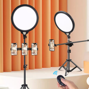 Panneau Lumineux Photo 14 Pouces Bi-Couleur LED, Anneau Lumineux pour Vidéo, Lampe de Prise de Vue pour <span class=keywords><strong>Studio</strong></span> Photo, Éclairage d'Appoint pour Streaming en Direct et Maquillage - Product Image 2