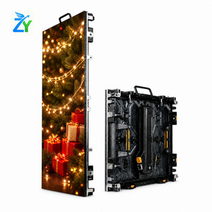 จอแสดงผล LED ให้เช่าสำหรับป้ายดิจิทัล แบบมีไฟส่องหลัง P3.91 สำหรับโฆษณาในร่ม แผงวิดีโอวอลล์ ตู้อะลูมิเนียม IP65 สำหรับห้างสรรพสินค้า ขนาด 500x1000 มม. - Product Image 1