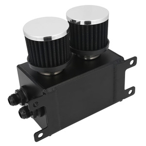 ถังดักน้ำมันอลูมิเนียม10AN พร้อมตัวกรองช่องระบายความร้อน2พอร์ตดีไซน์แบบใหม่ - Product Image 5