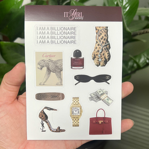 Hojas de pegatinas personalizadas troqueladas a medida, de vinilo impermeable, con logotipo, para branding de pequeños negocios, botellas de agua y portátiles. - Product Image 3