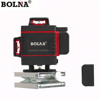 Niveau laser professionnel BOLNA 4 x 360 °   Laser croisé autonivelant 16 lignes avec écran LED pour la construction