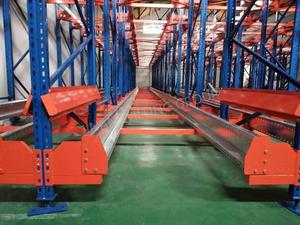 Penyimpanan gudang otomatis ramah kantong Radio kumparan palet sistem untuk penyimpanan kargo dengan kepadatan tinggi - Product Image 4