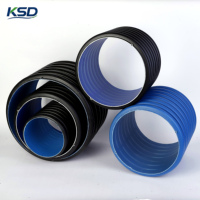 Service OEM ODM SN8 SN16 Tuyau ondulé double paroi en PEHD couleur et longueur personnalisées pour projets de canalisations plastiques à grande échelle