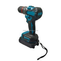 Perceuse-visseuse sans fil de qualité industrielle 18V avec batteries au lithium, couple maximal de 60 Nm, vitesse variable