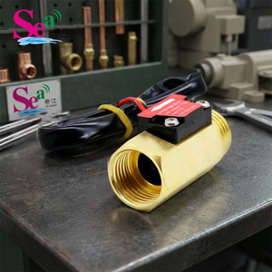 เซ็นเซอร์วัดการไหลแบบทองเหลือง G1/2'' BSP แบบกังหัน 1-25 ลิตร/นาที  พร้อมสัญญาณพัลส์  IP65 กันน้ำ สำหรับเครื่องจำหน่ายสินค้าอัตโนมัติและเครื่องจ่ายเครื่องดื่ม - Product Image 3