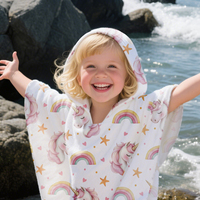Serviette à capuche en microfibre OEM pour bébé, séchage rapide, douce et respirante, peignoir pour enfants pour piscine, plage et usage domestique