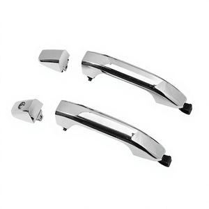 Manijas de Puerta Cromadas (Plástico y Metal) 84711849 22923598 22923594 para Chevrolet Silverado GMC Sierra 2014-2018 - Product Image 1