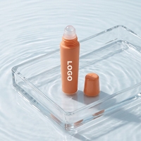 Tube Roll-on 10ml 20ml 30ml Tube Cosmétique Applicateur à Bille de 19mm Tube en Plastique Mat Sérum Huile Essentielle Parfum Logo Personnalisé