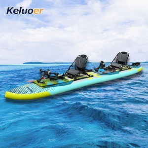 กระดานโต้คลื่นแบบสูบลมคู่พร้อมระบบที่พักเท้าทำจากโลหะ - Product Image 4