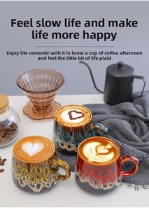 Mug en céramique 400 ml à succès, design créatif et mignon, tasse à café pour cadeaux, passe au lave-vaisselle et au micro-ondes - Product Image 5