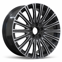 Jantes en alliage d'aluminium AL de haute qualité 18 pouces 5x112, design multi-rayons en maille, noir brillant, vente flash pour Mercedes Benz