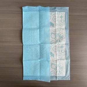 Film de base imprimé BLEU, Tapis absorbants de haute qualité pour chats et chiens, Tapis d'urine jetables, Séchage rapide, Personnalisation en usine - Product Image 1