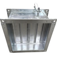 Ventes directes d'usine conduit CVC amortisseur manuel alimentation en air frais amortisseur d'air système de contrôle manuel du débit d'air