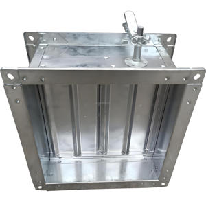 Vendite dirette in fabbrica HVAC condotto manuale smorzatore aria aria fresca fornitura serranda sistema di controllo del flusso d'aria manuale - Product Image 3