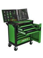 Armoire à outils combinée JMST OEM de haute qualité, 7 tiroirs, matériau SPCC, capacité de charge de 250 kg, système de verrouillage à clé de style européen