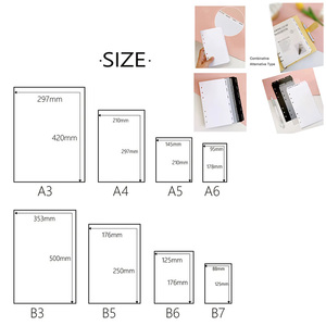 Bán buôn 5 <span class=keywords><strong>Tab</strong></span> Divider mẫu tùy chỉnh A5 6 chất kết dính tấm nhựa PVC chỉ số <span class=keywords><strong>Tab</strong></span> ngăn cho máy tính xách tay - Product Image 6