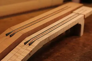 מוטות סיבי פחמן מלבניים מוצקים לחיזוק צווארי גיטרה/מוט חריץ לגיטרה סיבי פחמן