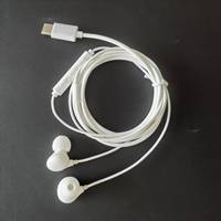 Personnalisez la marque et le logo Écouteurs intra-auriculaires filaires numériques Type-C blancs avec suppression du bruit ENC et codecs LHDC