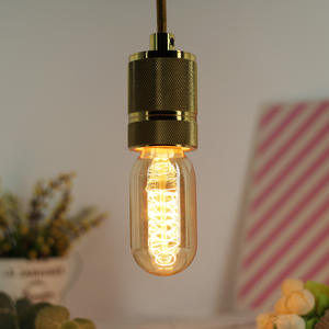 Ampoule à incandescence Edison E27/E26 Vintage doré luminaire créatif pour salle de restaurant <span class=keywords><strong>abat</strong></span>-<span class=keywords><strong>jour</strong></span> à filament Vintage créatif - Product Image 3