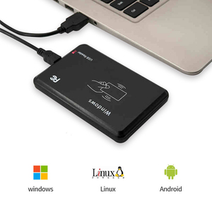 Plug and play thông minh dễ dàng đơn giản Máy tính để bàn tuyển sinh gần RFID <span class=keywords><strong>NFC</strong></span> thẻ USB kiểm soát truy cập đầu đọc thẻ - Product Image 4