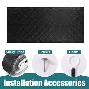 Diviseur coupe-vent <span class=keywords><strong>et</strong></span> occultant isolation <span class=keywords><strong>thermique</strong></span> froide épaissir couverture <span class=keywords><strong>de</strong></span> <span class=keywords><strong>porte</strong></span> insonorisée rideaux magnétiques insonorisés pour <span class=keywords><strong>porte</strong></span> - Product Image 4