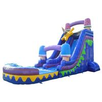 Toboggan aquatique gonflable de qualité commerciale, toboggan aquatique géant gonflable de haute qualité pour adultes