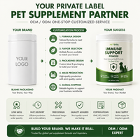 Astrawell Premium Complément Alimentaire Quotidien pour Chiens et Chats Formule de Soutien Immunitaire avec Mélange de Champignons Zinc Vitamine C OEM ODM