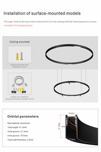 PNY Haute Qualité DC48V Arc Circulaire Piste Magnétique Encastré Plafond Rail Projecteur Moderne LED Luminaires pour Restaurant - Product Image 6