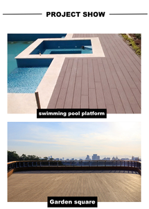 Phong cách Châu Âu 3D embossment WPC nhựa bên ngoài decking sàn gỗ ngoài trời <span class=keywords><strong>Composite</strong></span> chải kỹ thuật bền keo gỗ - Product Image 5