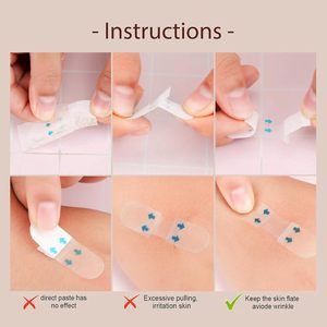 Nastro invisibile per il lifting del collo e del viso, impermeabile, da applicare sotto il trucco - Product Image 3