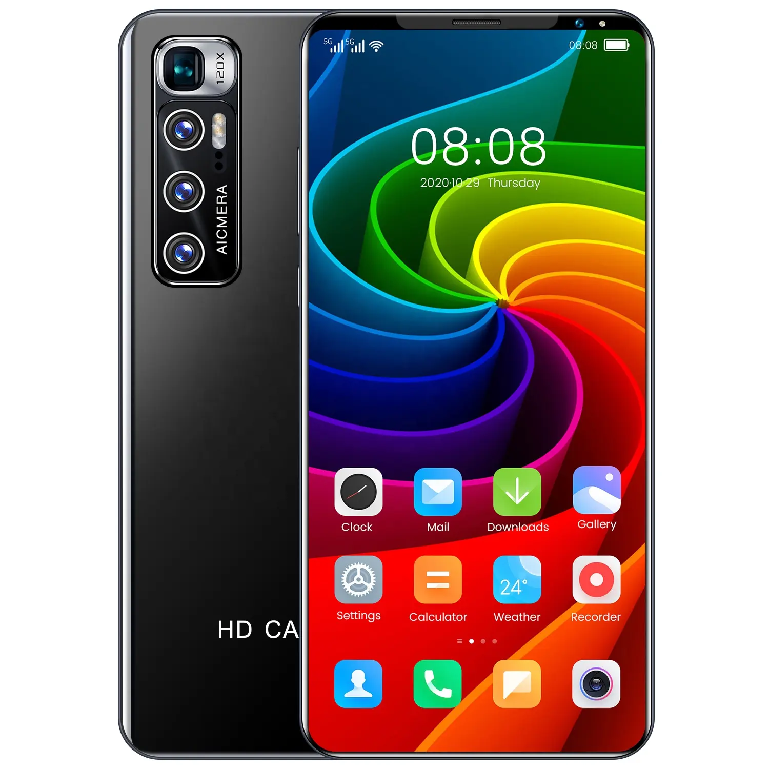 GPS WiFi Android 10.1ระบบ5.5นิ้ว HD เต็มหน้าจอ M11 Pro แฟลชโคมไฟโทรศัพท์มือถือ16GB RAM 512GB ROM โทรศัพท์สมาร์ทการ์ดคู่