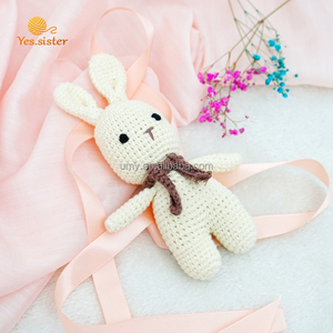 Amigurumi Crochet Bé Đồ Chơi Thú Nhồi Bông Handmade Búp Bê <span class=keywords><strong>Mini</strong></span> Phục Sinh <span class=keywords><strong>Bunny</strong></span> <span class=keywords><strong>Rabbit</strong></span> - Product Image 2